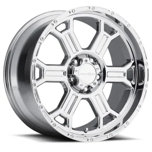 Vision Wheel Off-Road – 372 RAPTOR – Chrome – 16″x8″ 0mm – Summer Wheels – 372-6885C0